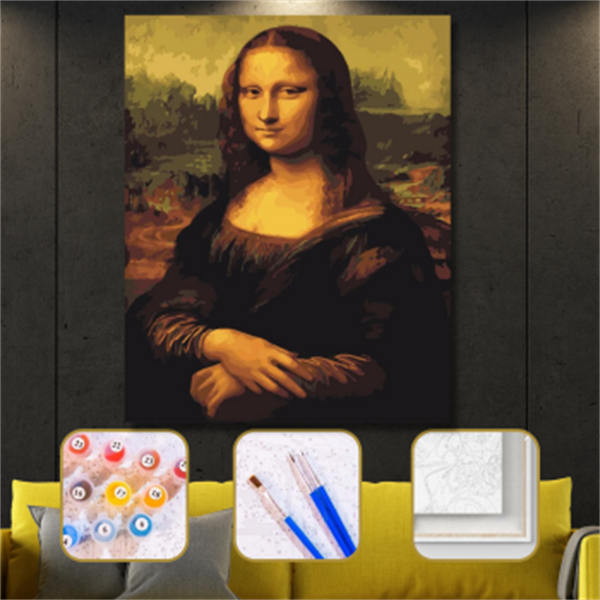 Sayılarla Boyama Seti Mona Lisa