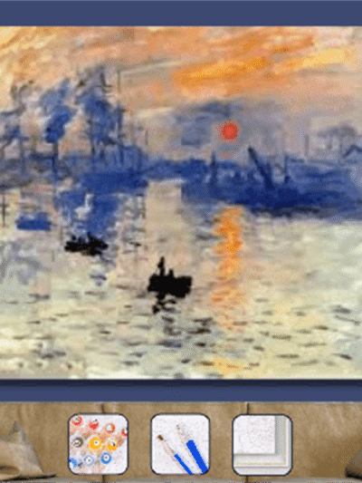 Sayılarla Boyama Seti Monet Gün Doğumu