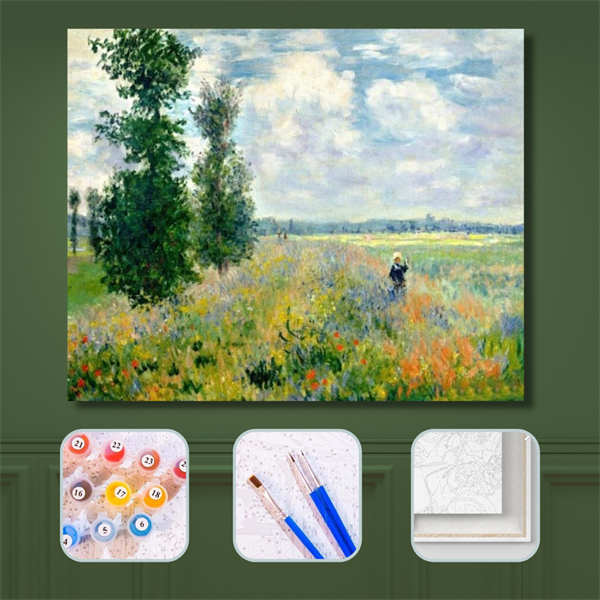 Sayılarla Boyama Seti Monet Bahçe
