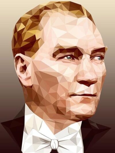 Sayılarla Boyama Seti Mozaik Atatürk
