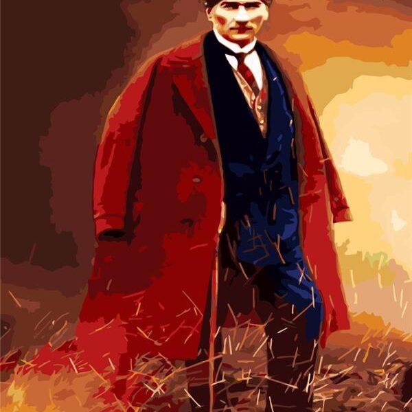 Sayılarla Boyama Seti Mustafa Kemal Atatürk 3