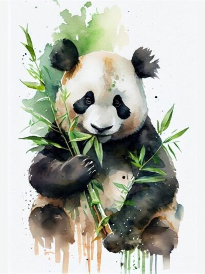 Sayılarla Boyama Seti Obur Panda