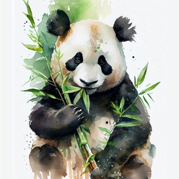 Sayılarla Boyama Seti Obur Panda