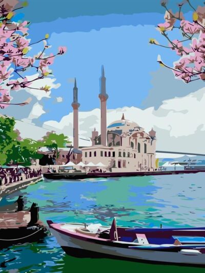 Sayılarla Boyama Seti Ortaköy Cami Ve Sandal