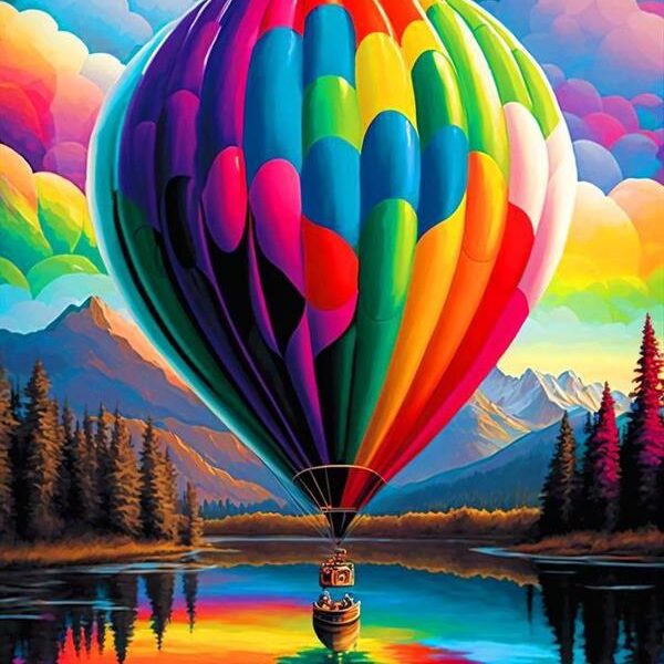 Sayılarla Boyama Seti Renkli Balon