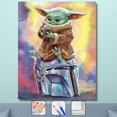 sayilarla boyama seti sevimli yoda 0 476f