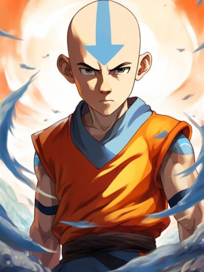 Sayılarla Boyama Seti Son Hava Bükücü Aang