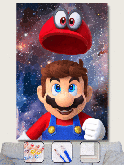 Sayılarla Boyama Seti Super Mario