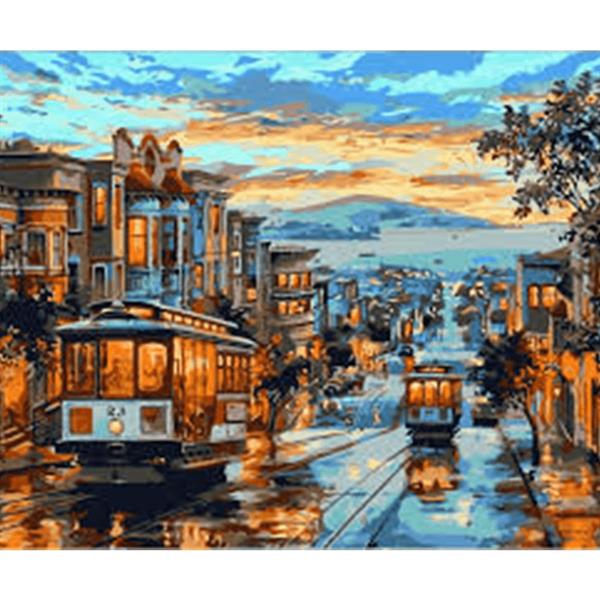 Sayılarla Boyama Seti Tramvay