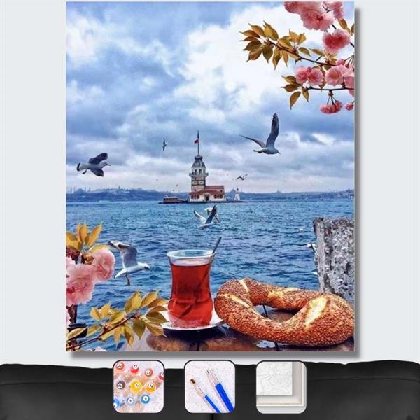 Sayılarla Boyama Seti Üsküdar Da Çay Simit
