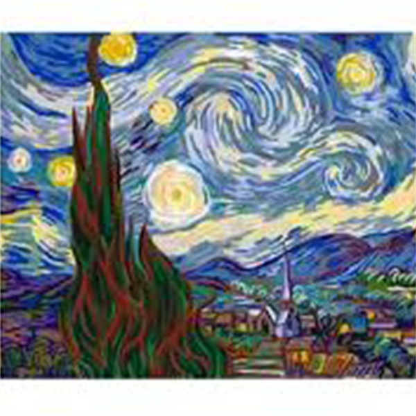 Sayılarla Boyama Seti Van Gogh Yıldızlı Geceler