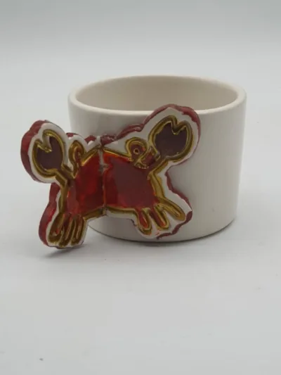Yengeç  Altın Fincan Mug