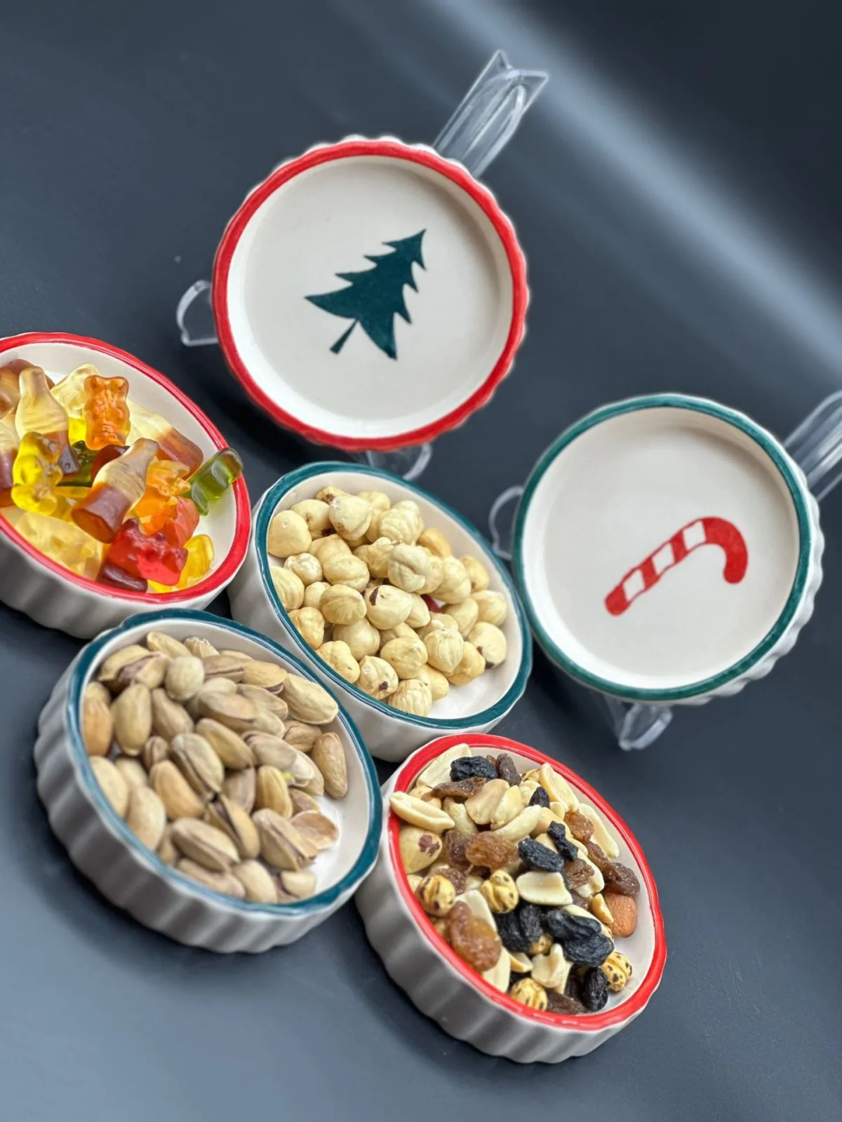 1 adet Yeni Yıl Temalı Çam Ağaç Sosluk Çerezik Reçellik - Görsel 8