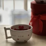 Meggdecor Özel Kalpli Best Mom  Kupa