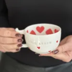 Meggdecor Özel  Kalpli Canım Annem  Kupa