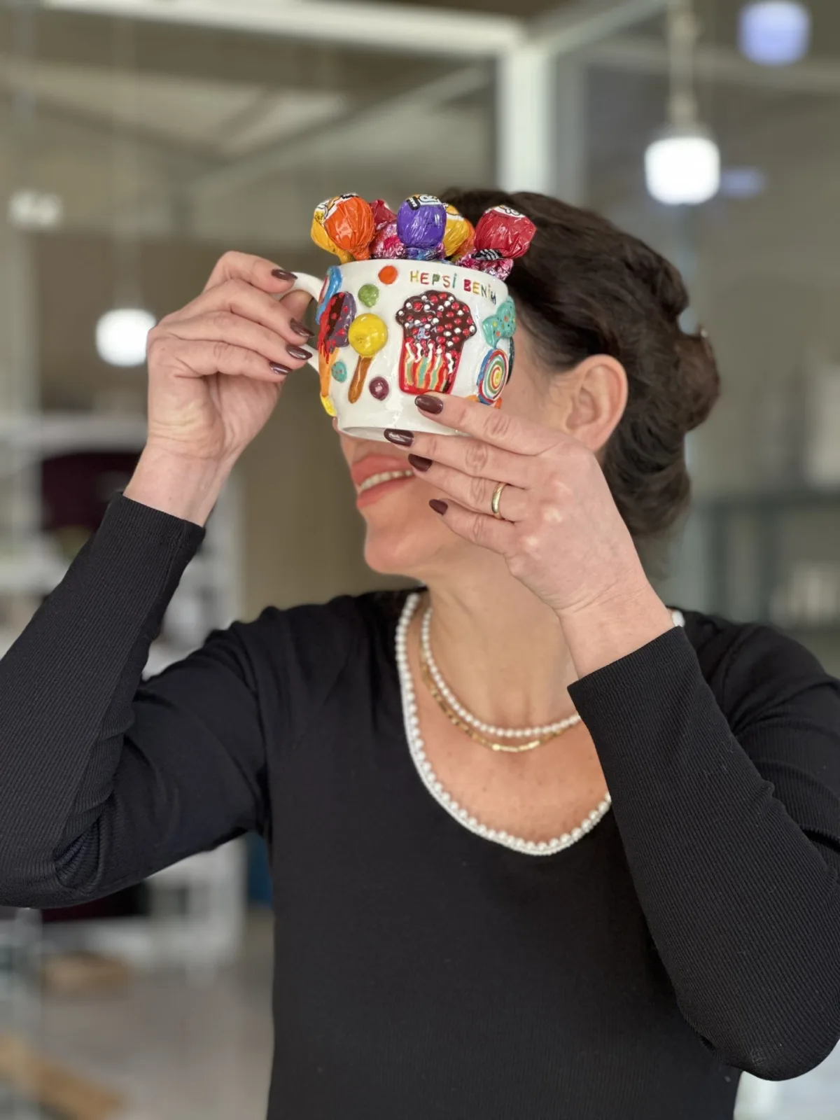 El Yapımı Candy Kupa - Görsel 2