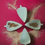 4 lü Mint Yeşili Yaprak Çerezlik Sosluk Reçellik