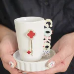 El Yapımı İsimli Van Cleef Figürlü Fincan