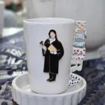 El Yapımı İsimli Avukat Hakim 5 Figürlü Fincan