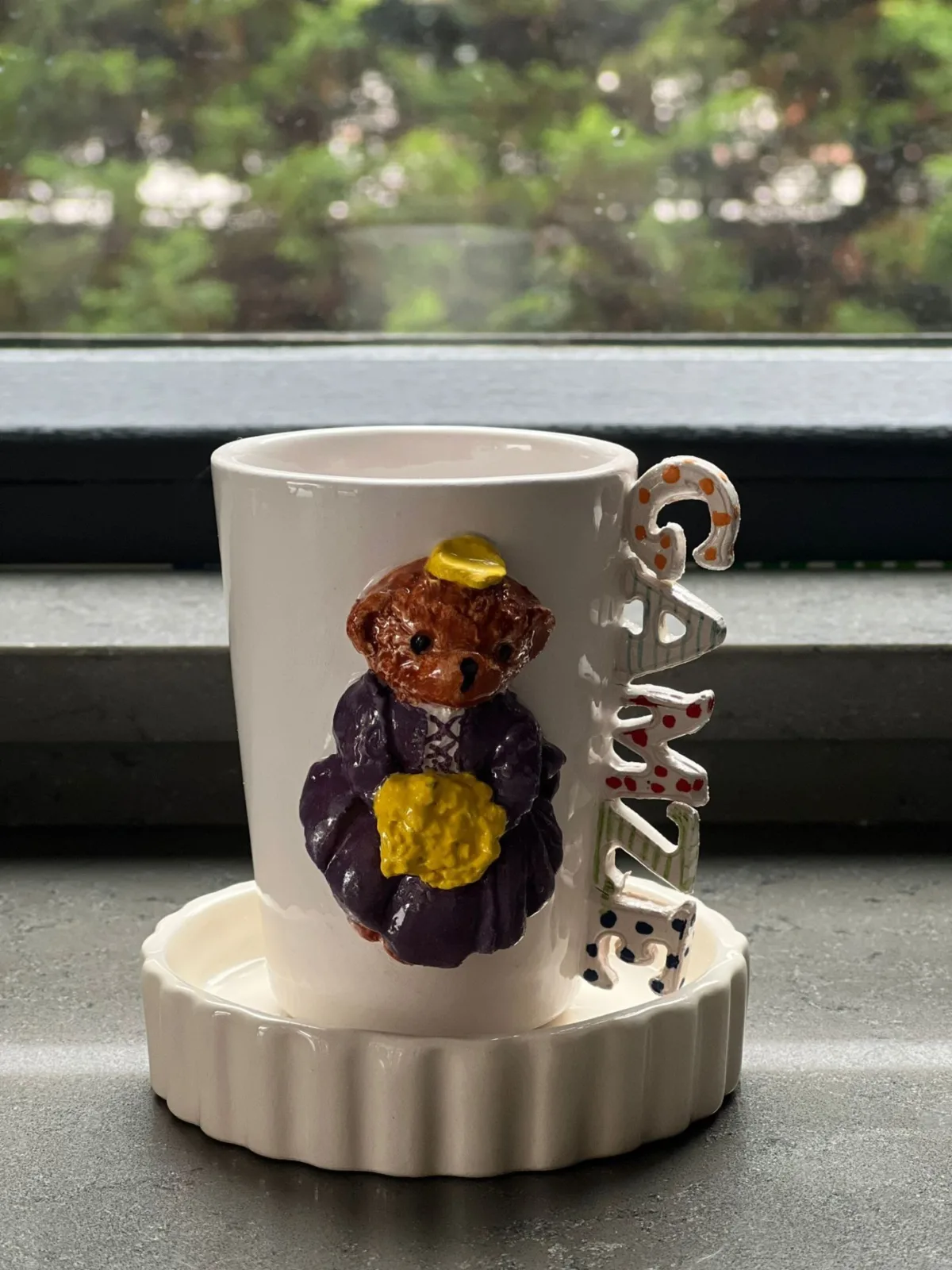İsimli Mrs Teddy  Figürlü  İsimli Fincan - Görsel 2