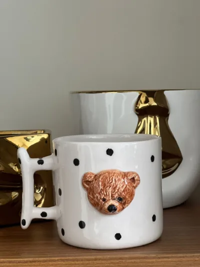 Dev Boy Kahve Teddy Kafa 420ml Kupa
