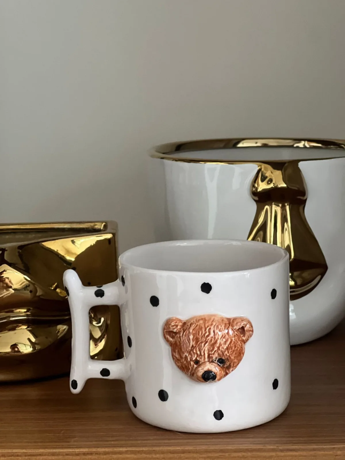 Dev Boy Kahve Teddy Kafa 420ml Kupa - Görsel 2