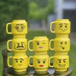 Emoji Yüzlü Seramik Kupa (200 ml)