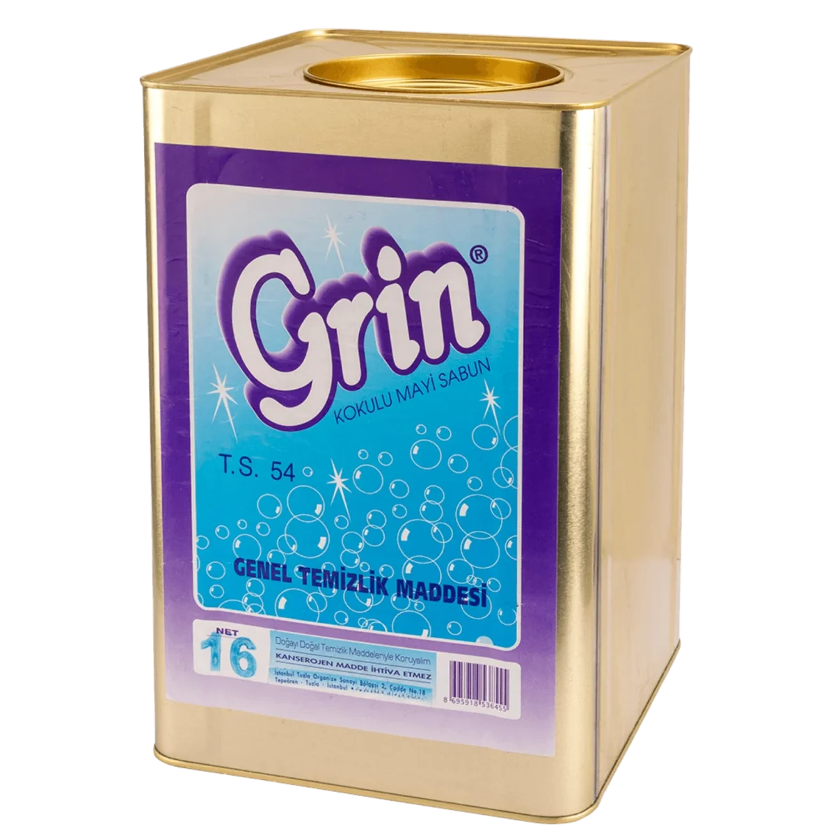 16 KG Jel Arap Sabunu | Grin Ayçiçek Yağlı Kokulu Jel Sabun | Deterjan Alternatifi Yüzey Temizleyici - Görsel 1