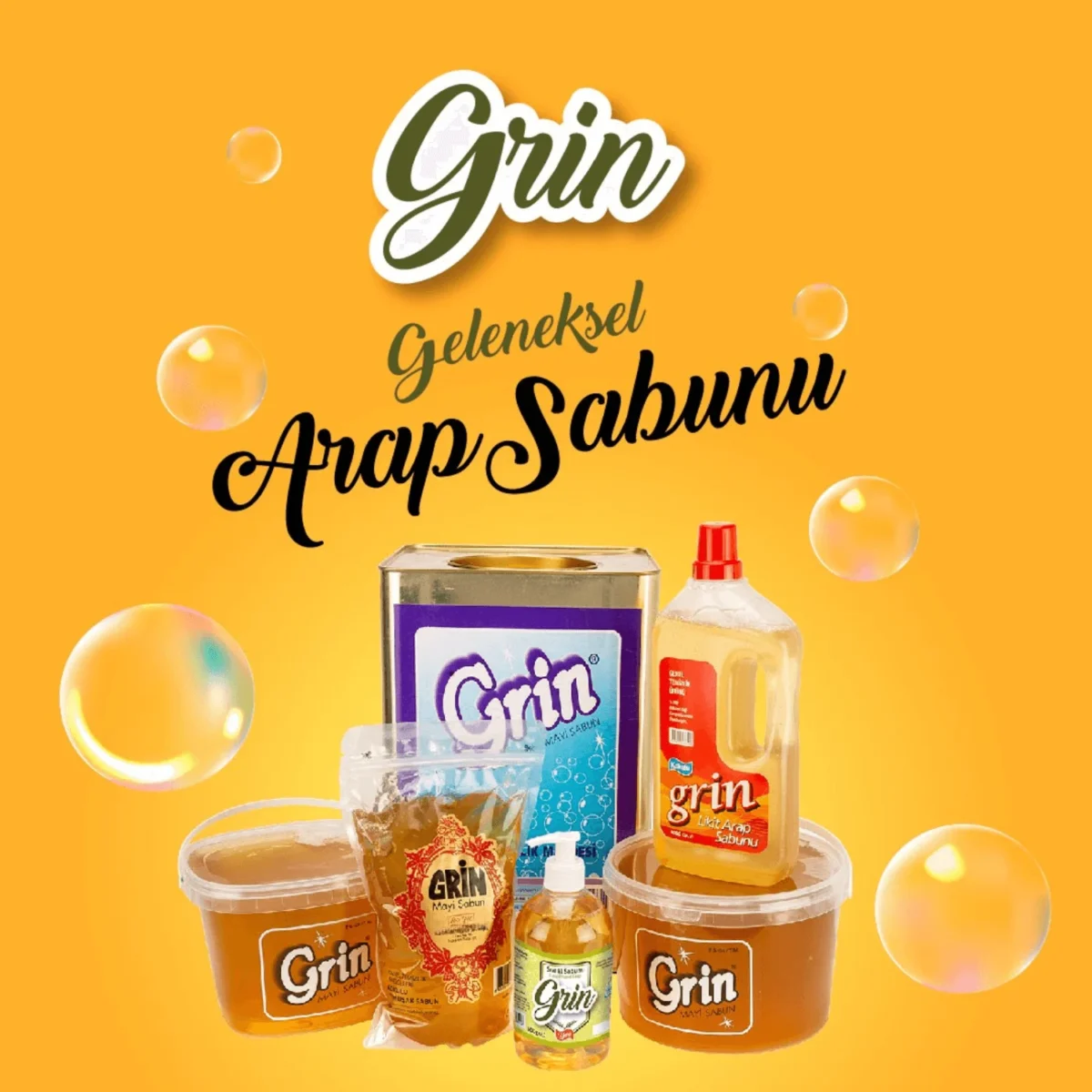 2 KG Jel Arap Sabunu | Grin Ayçiçek Yağlı Kokulu Jel Sabun | Deterjan Alternatifi Yüzey Temizleyici - Görsel 5
