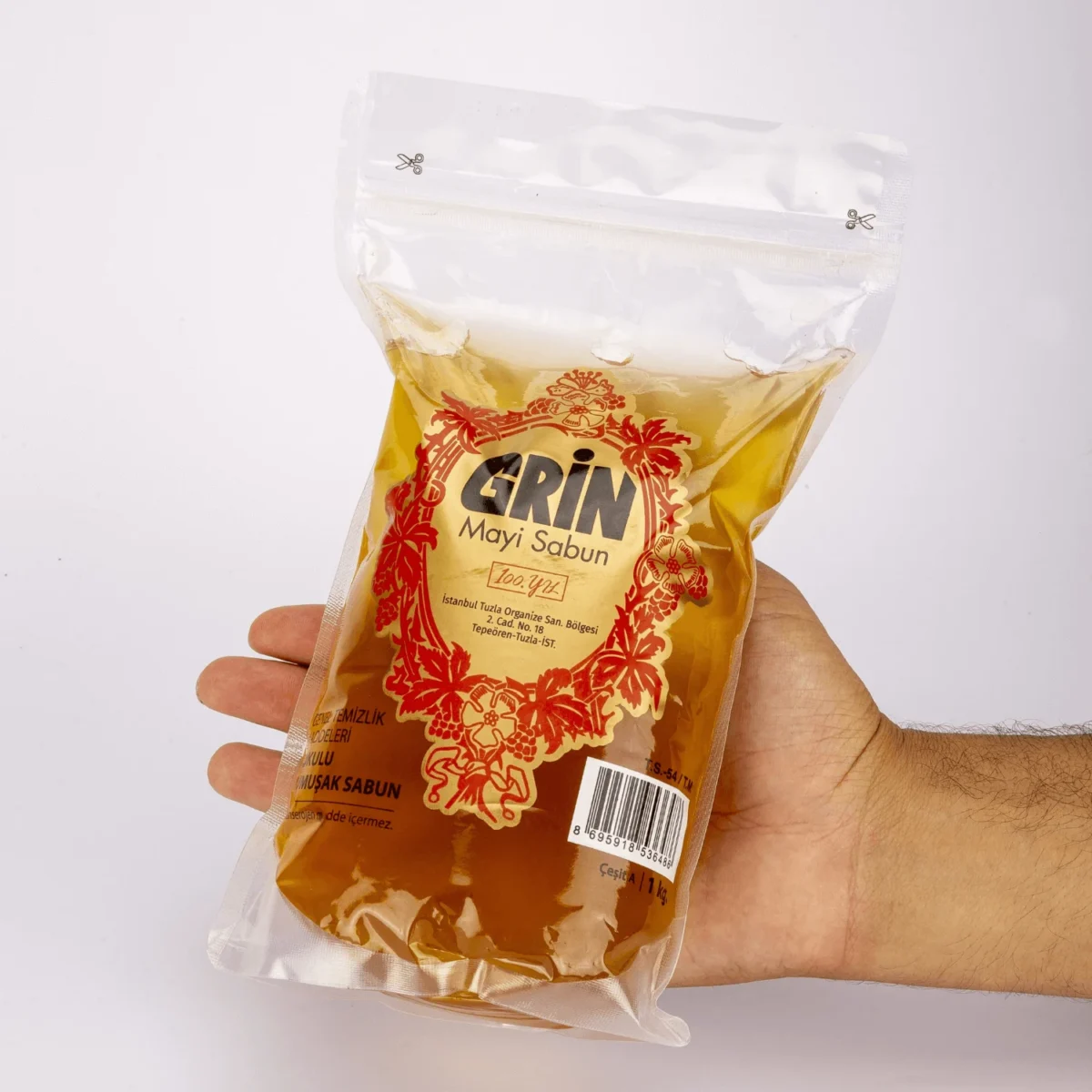 1 KG Jel Arap Sabunu | Grin Ayçiçek Yağlı Kokulu Jel Sabun | Deterjan Alternatifi Yüzey Temizleyici - Görsel 4