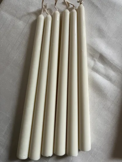 Şamdan Mum - 2 'lü Set % 100 Soya Wax Doğal Mum