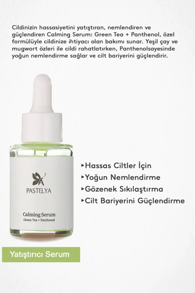 Pastelya Green Tea + Panthenol Calming Serum